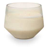 Winter White Large Baltic Glass Candle - JoeyRae