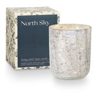 North Sky Mercury Small Luxe  Sanded Glass Candle - JoeyRae