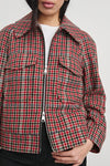 Cheyenne Jacket Crimson Mini Check