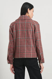 Cheyenne Jacket Crimson Mini Check