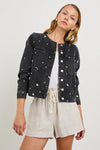 Lido Jacket Ash Black Floral