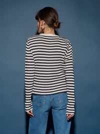 Marsel Long Sleeve Pointelle Stripe