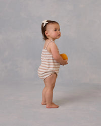 Nala Romper Grapefruit Stripe