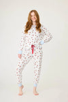 Ski Jammie Set Ivory