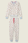 Ski Jammie Set Ivory