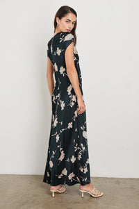 Serenity Dress Midnight Roses