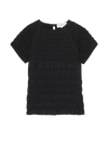 Sissi Smocked Top Black