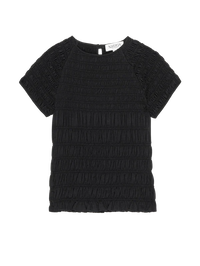 Sissi Smocked Top Black