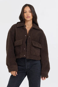 Espresso Sherpa Jacket