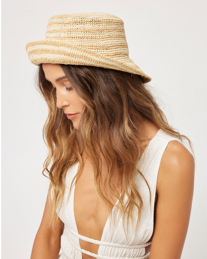 Isadora Stripe Bucket Hat - JoeyRae