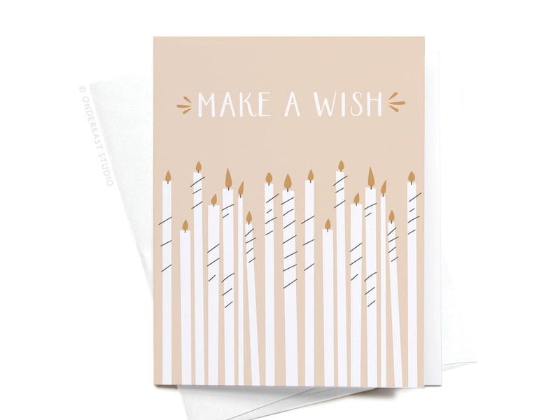 Make A Wish Birthday Candles Card - JoeyRae
