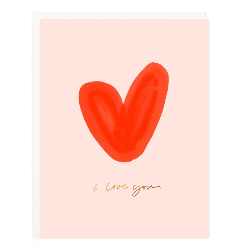 I Love You Heart Card - JoeyRae